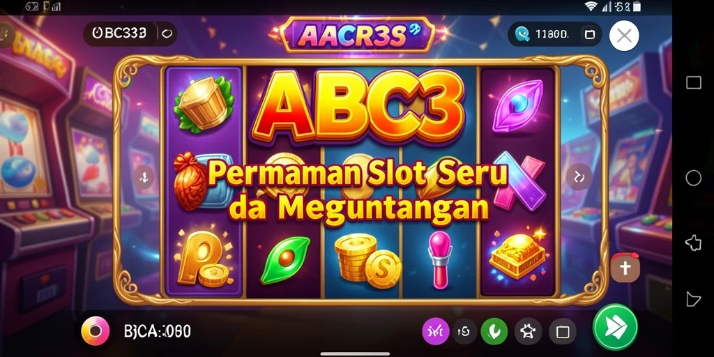 Tampilan gameplay slot menarik di ABC33 dengan fitur bonus.