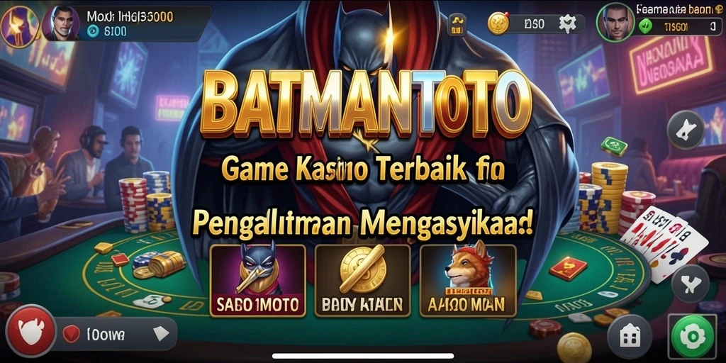 Tampilan gameplay BATMANTOTO menampilkan keseruan permainan Kasino yang memikat.