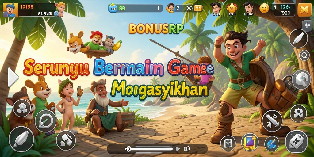 Gameplay seru BONUSRP yang mengasyikkan dan menyenangkan.