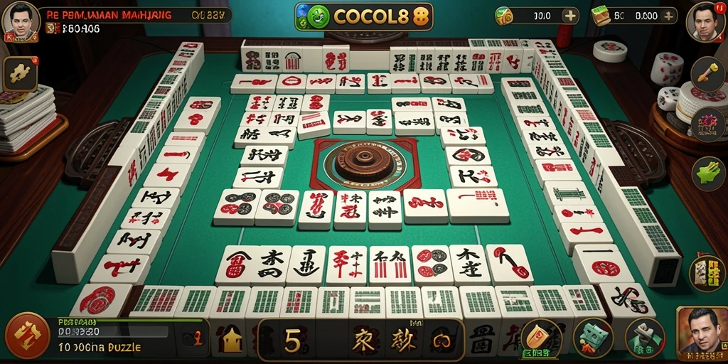 Gameplay Mahjong yang menarik dalam aplikasi COCOL88.