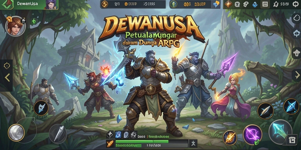 Screenshot gameplay DEWANUSA menampilkan aksi pertarungan mendebarkan.