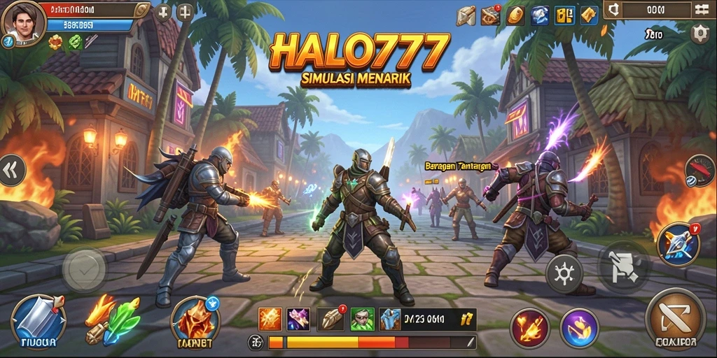Tangkapan layar gameplay HALO777 menampilkan interaksi dinamis dan grafik menawan.