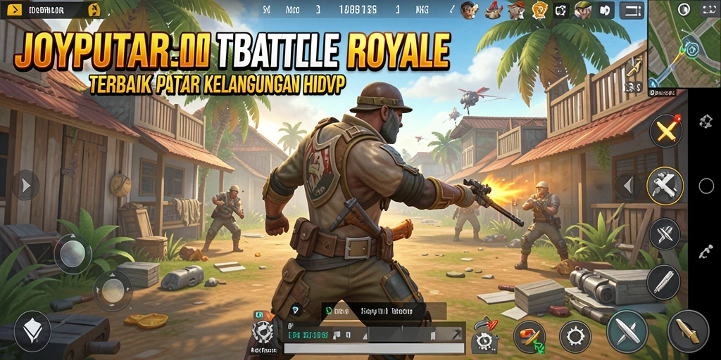 Tangkapan layar gameplay penuh aksi dari JOYPUTAR.