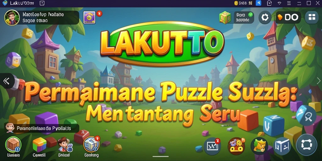 Tampilan gameplay seru dan tantangan dari LAKUTOTO.