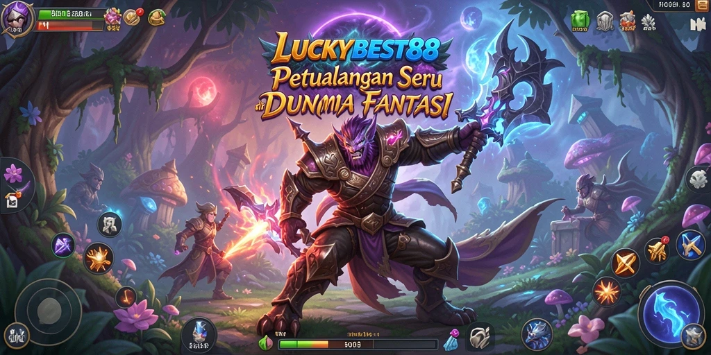 Tampilan gameplay menarik di dunia petualangan LUCKYBEST88.