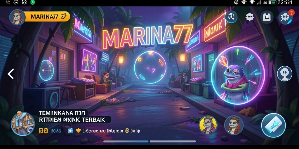 Tampilan gameplay yang interaktif dan seru di MARINA77.