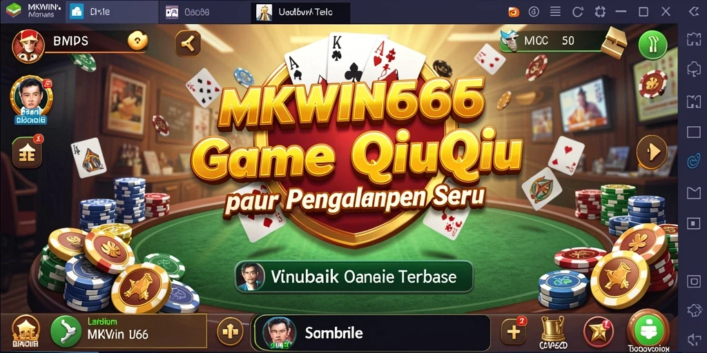 Tangkapan layar gameplay QiuQiu MKWIN666 yang mengasyikkan.