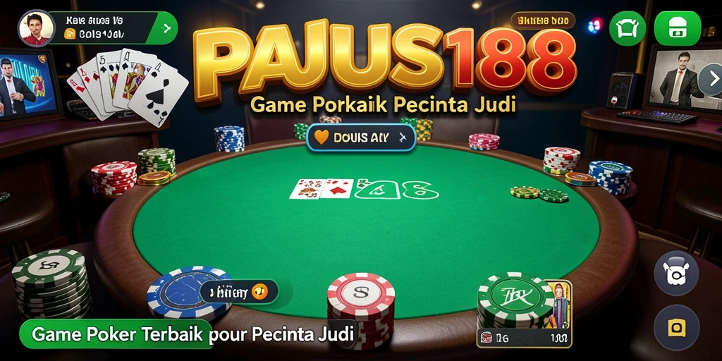 Tampilan gameplay seru pada aplikasi poker PAUS188.