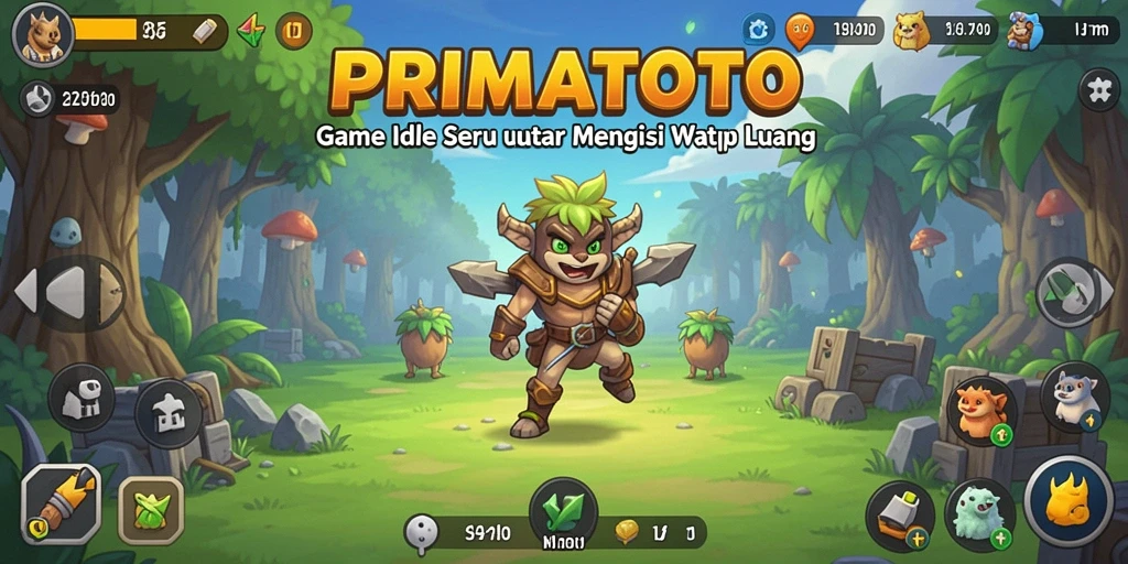 Tampilan gameplay PRIMATOTO yang menarik dan interaktif.
