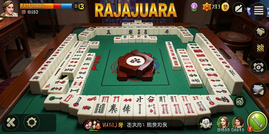 Tampilan action game Mahjong yang seru dan memikat.