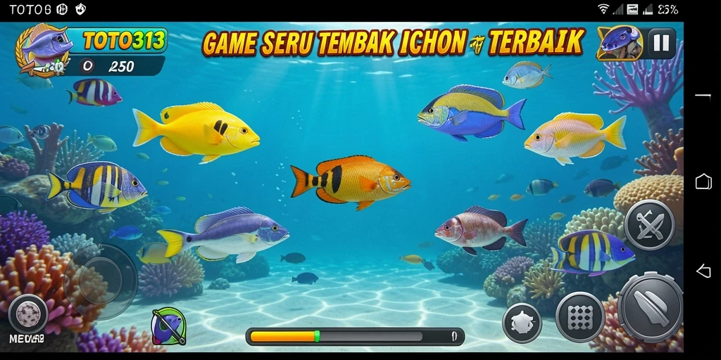 Screenshot gameplay Tembak Ikan TOTO313 yang menegangkan.
